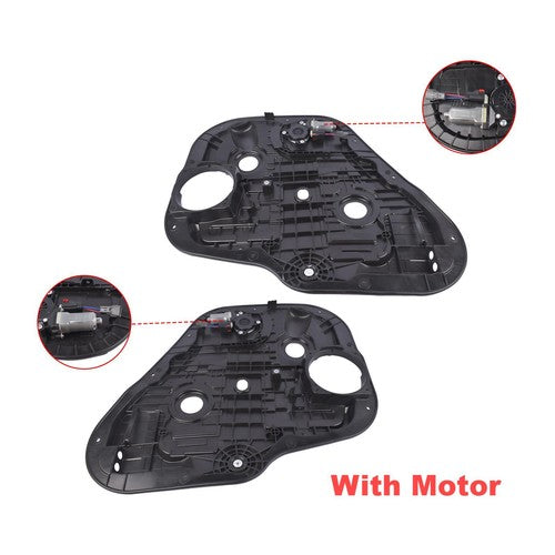 DURAFORCE 2Pcs Power Window Regulator & Motor Rear LH & RH for Kia Sorento 2016-2020 SUV