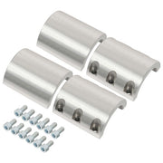 DURAFORCE 2 X Split Collar Tube Clamps Compatible with 1.75'' 1-3/4'' OD Tube UTV Roll Bar