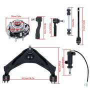 DURAFORCE 15× Front Wheel Bearing Hub Control Arm K6535 ES3609 For Gmc Sierra 2500 01-04