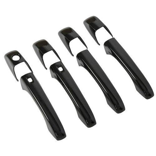 Glossy Black Door Handle Cover Set For Jeep Grand Cherokee Dodge Durango 2011 Plus