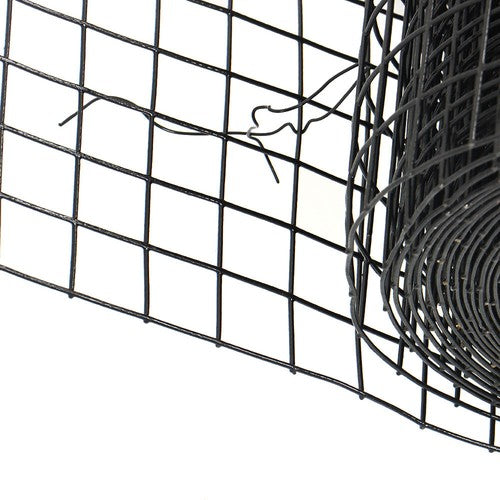 DURAFORCE 1"x1" 16 Gauge 24"x50' Welded Wire Fence Vinyl Coated Chicken Rabbit Mesh