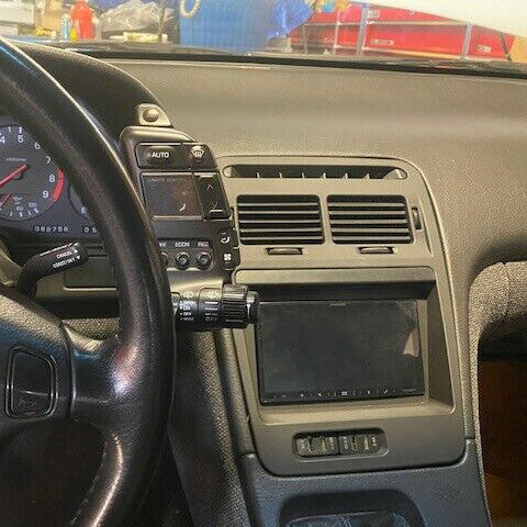 Double Din Car Radio Stereo Dash Kit Bezel for 1990-1999 Nissan 300ZX LHD
