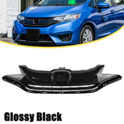 DURAFORCE Front Hatchback Grille Assembly for 2015-2017 for Honda Fit Jazz Black