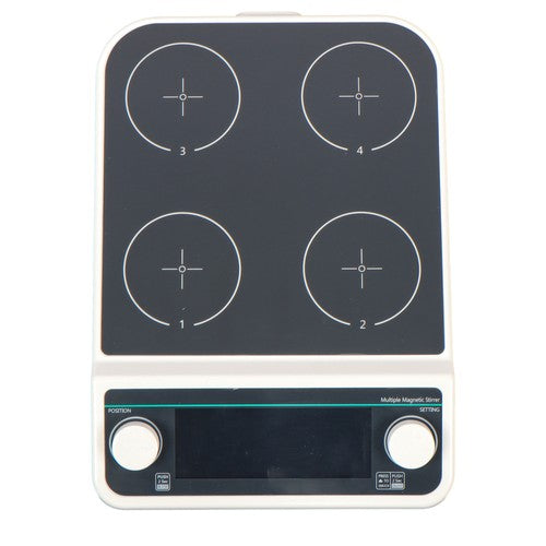 DURAFORCE 4 Position Multiple Magnetic Stirrer Digital Magnetic Stirrer 4*500ml Capacity