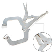 DURAFORCE 10 pc 11" Swivel Pad Locking C-Clamp Locking Pliers Entrained Rotary Gasket US