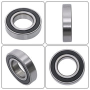 DURAFORCE 10Pcs R18-2RS 1-1/8" × 2-1/8" ×1/2" Double Rubber Seals Deep Groove Ball Bearing