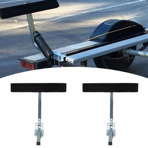DURAFORCE Boat Trailer 2' Side Guide On Bunk Board Carpeted Kit w/ Hardware 75 degree