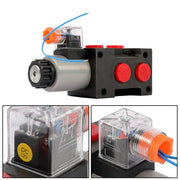 DURAFORCE 13 GPM Solenoid 12V DC 6 Port Hydraulic Adjustable Variable Flow Control Valve