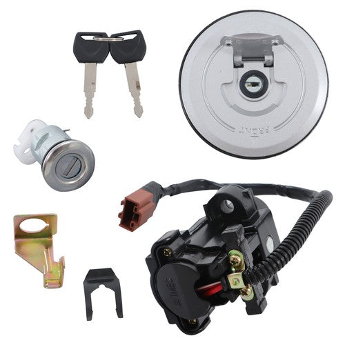 DURAFORCE Ignition Key Switch Lock Set For Honda CBR500R CB500F CB500X 13-15 35010-MGZ-A01