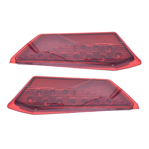 DURAFORCE For Polaris RZR Turbo 1000 XP 900 S 2014 Pair Red 2412341 ATV Tail Lights