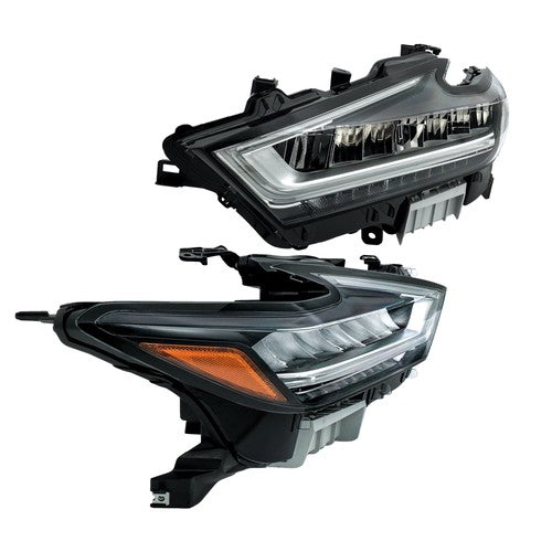 DURAFORCE Fit For Nissan Maxima 2019 2020 2021 Front LED 1 Pair Headlights Assembly Set