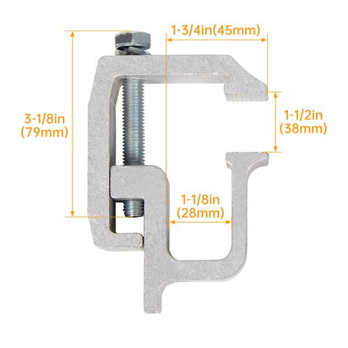 Truck Cap Topper Camper Shell Mounting Clamps