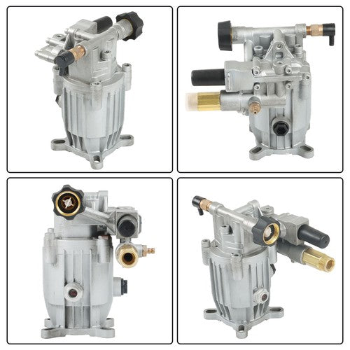DURAFORCE Pressure Washer Pump Horizontal 3/4" Shaft - MAX 3000 PSI 2.5 GPM Oil Sealed