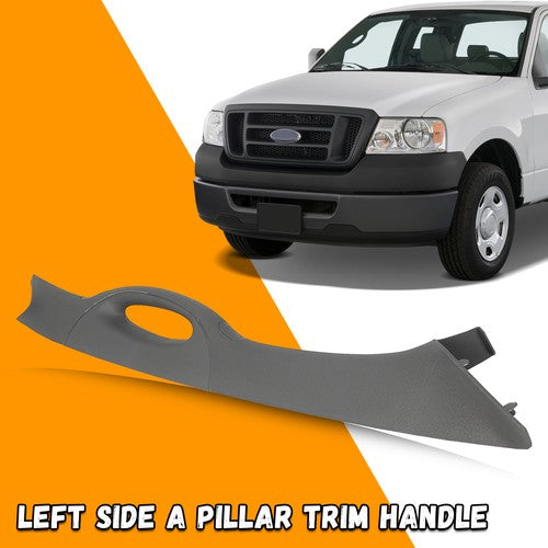 DURAFORCE Interior Trim Handle Driver Left Fit for 2004-2008 Ford F-150 Gray