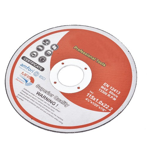 DURAFORCE 100 Pack 4-1/2"x.040"x7/8" Cut-off Wheel - Metal & Stainless Steel Cutting Discs