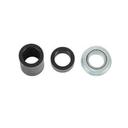 DURAFORCE 2PCS 14.5x4-8 Solid Wheels w/Toothed Tread, Silver Hub Black&Silver Replace Tire