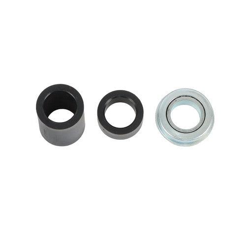 DURAFORCE 2PCS 14.5x4-8 Solid Wheels w/Toothed Tread, Silver Hub Black&Silver Replace Tire