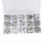 DURAFORCE 150 Pack Aluminum Rivet Nut Kit Rivnut Nutsert Standard Inch SAE Imperial