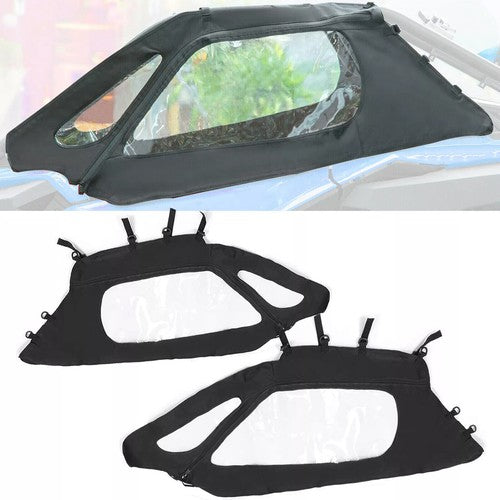 DURAFORCE Soft Upper Door Cab Enclosure Set Fit For 2020-2024 Polaris RZR Pro XP Turbo R