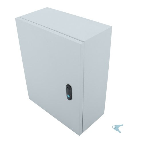 DURAFORCE Steel Enclosure, 20 × 16 × 8" NEMA 4X Electrical Box, IP56 Waterproof Outdoor