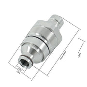 DURAFORCE Male Flat Face Coupler Compatible With Caterpillar 279D 299D 226D 262D New