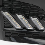 DURAFORCE For Nissan Altima Sedan 2023 2024 DRL Daytime Running Light Fog Lamp Gloss Black