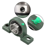DURAFORCE 2PCS UCP211-32 Solid Base Pillow Block Bearing 2" Bore Self Aligning 2 Bolt