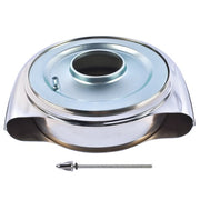 DURAFORCE Round Air Cleaner Kit Fits for Cadillac Oldsmobile 1951-1956 Chrome Plated Steel