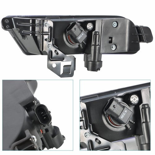 DURAFORCE Front Bumper Left+Right Side Fog Light Assembly w/Switch For Honda CRV 2015-2016