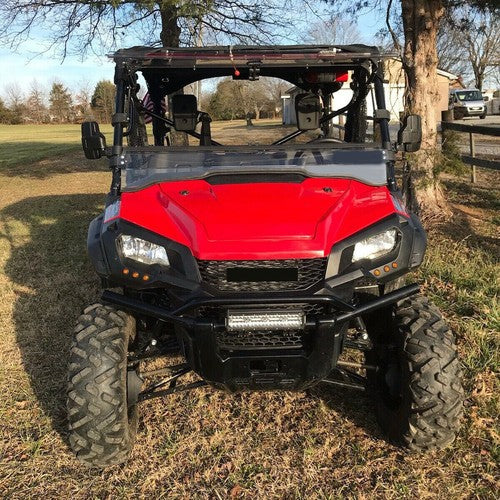 DURAFORCE For Honda Pioneer 1000 /1000-5 UTV Flip Windshield 2016-2025 w/Gas Spring