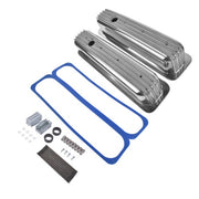 DURAFORCE Finned Aluminum Tall Valve Covers w/ Center Bolt for Chevy 5.0L & 5.7L 1987-1997