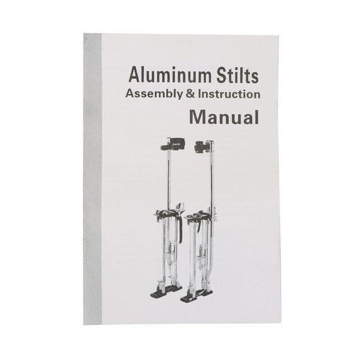 DURAFORCE Aluminum Drywall Adjustable Height Stilts Tool For Painter Taping Red 24"-40"
