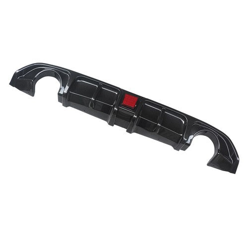 DURAFORCE Rear Bumper Diffuser Lip Carbon Style with LED Light for Infiniti Q60 2017-2022