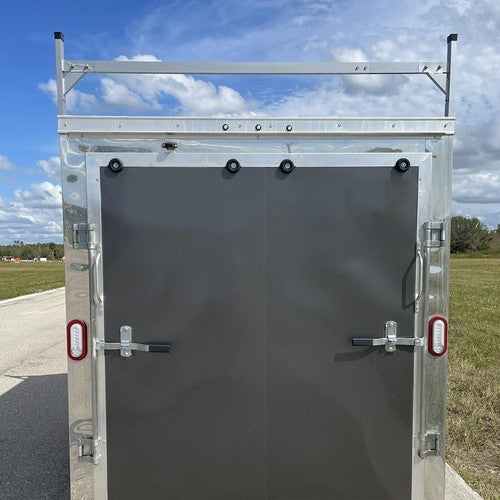 Cargo Adjustable Roof Mount Ladder Rack 4-8.5 Feet for Enclosed Opened Trailer