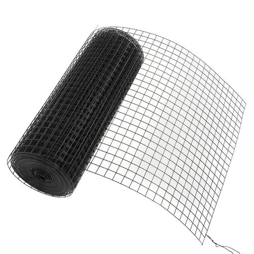 DURAFORCE 1"x1" 16 Gauge 24"x50' Welded Wire Fence Vinyl Coated Chicken Rabbit Mesh