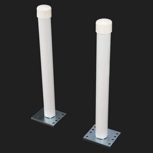 DURAFORCE 2PCS Steel 22" Pontoon Trailer For Boat Post Guide-On Guide On Post W/hardware