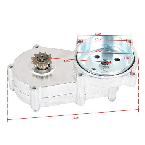 DURAFORCE For 47cc 49cc 2-stroke Pocket Mini Bike 13T T8F Transmission Gear Box Clutch NEW