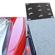 DURAFORCE For Audi A4 S4 A5 S5 A7 Front Bumper Tow Hook License Plate Mount Bracket Holder