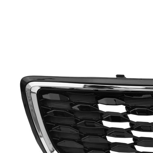 DURAFORCE 86350B0010 Front Upper Grille Chrome for 2017-2018 for Kia Forte Sedan LX SX