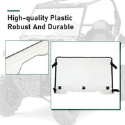 DURAFORCE Front Windshield Scratch Resistant Fit For 2014-2018 Polaris RZR XP / XP 4 1000