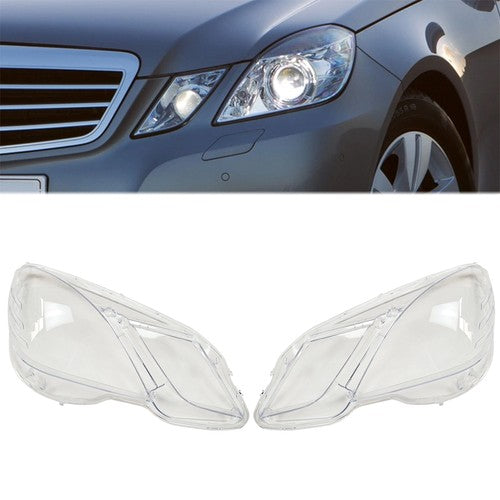 DURAFORCE Headlight Lens Cover Lampshade For 2009-2013 Mercedes-Benz W212 E350 E500