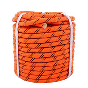 DURAFORCE 5174 Pounds Orange Black1/2 in X120' 48 Stranded Braided Rope Breaking Strength