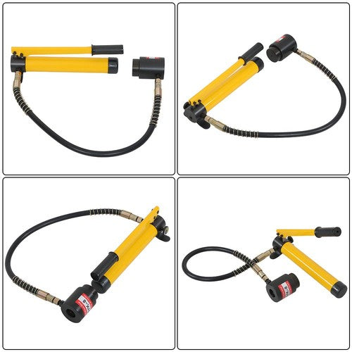 DURAFORCE Hydraulic Knockout Punch Driver 10 Ton 1/2" to 2" With 6 Dies Tool Kit