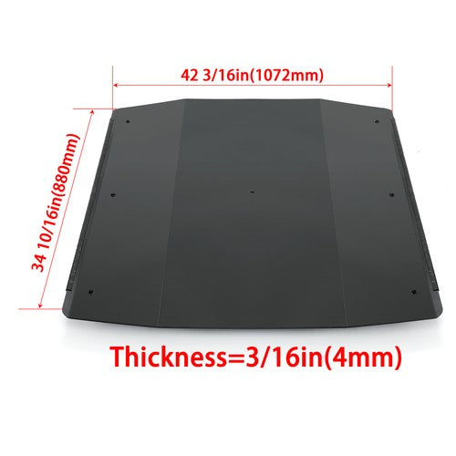 DURAFORCE For Arctic Cat Wildcat Trail 700 & Sport Hard Plastic Roof w/ Mounting Hardware