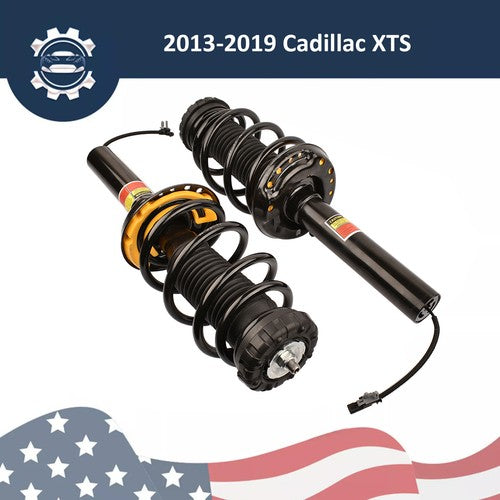 DURAFORCE Pair Front Shock Absorber Assys 19300063 for 13-19 Cadillac XTS 3.6L w/ Electric