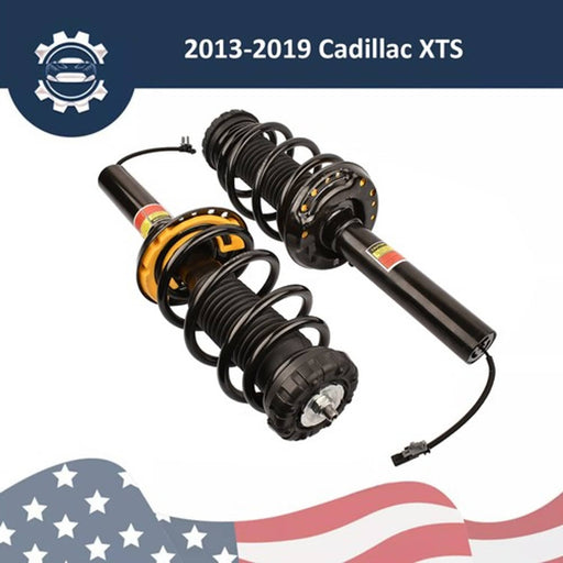 DURAFORCE Pair Front Shock Absorber Assys 19300063 for 13-19 Cadillac XTS 3.6L w/ Electric