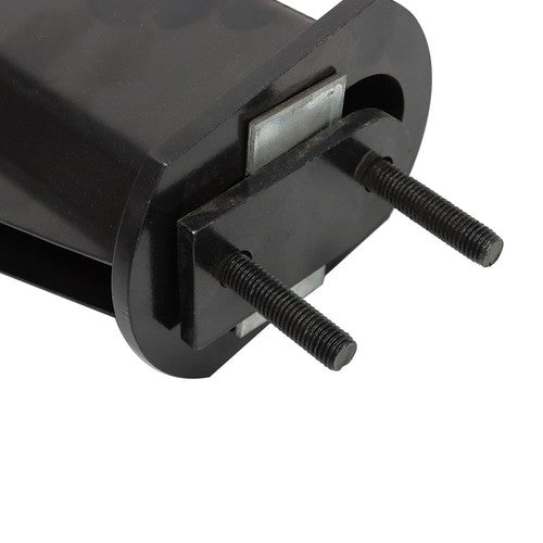 DURAFORCE Black Straight Spring Loaded Mud Flap Hanger 2.5" Bolt Spacing,30" Length