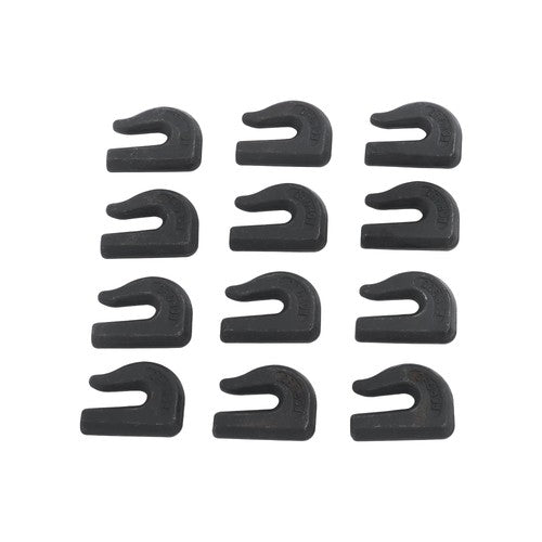 DURAFORCE 12 Pack 3/8" Weld On Grab Hook 6600lbs Heavy Duty G70 Forged Grab Chain Hooks