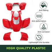 DURAFORCE For Honda TRX 400EX TRX400EX 1999-2004 ABS Front+Rear plastic Fender #11743-12