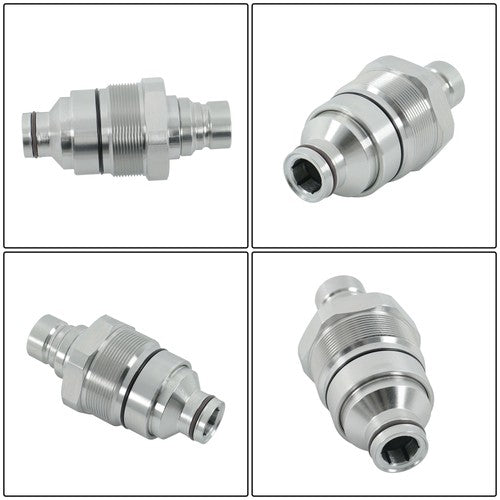 DURAFORCE Male Flat Face Coupler Compatible With Caterpillar 279D 299D 226D 262D New